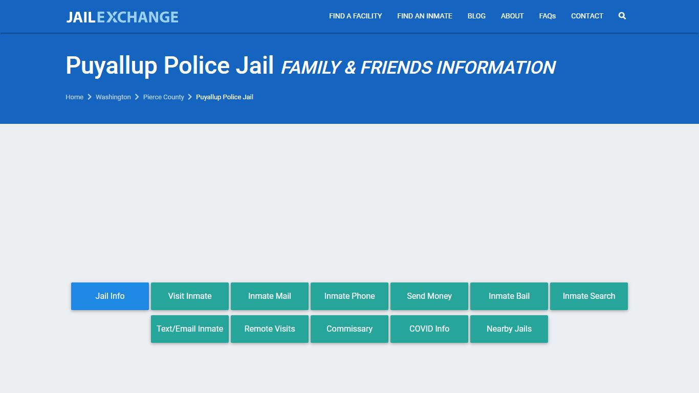 Puyallup Police Jail Visitation | Mail | Phone | Puyallup, WA